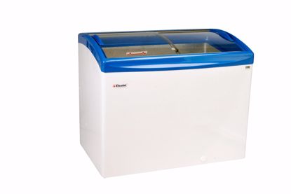 Vrieskist CX35 met gebogen schuifruiten - Elcold (magazijnopruiming)